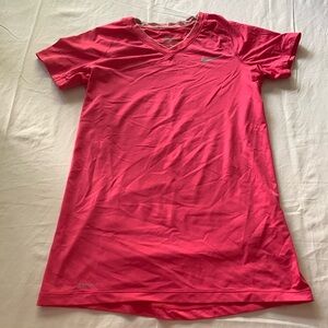 Nike pink short sleeve shirt
